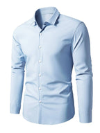 Men Button Front Solid Shirt