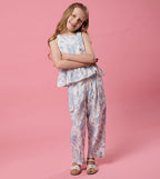 Printed Sleeveless Top and Pant Set