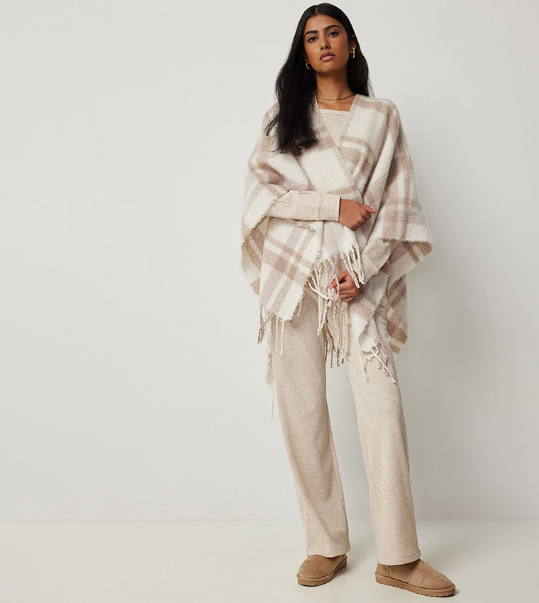 Plaid Bouclé Poncho