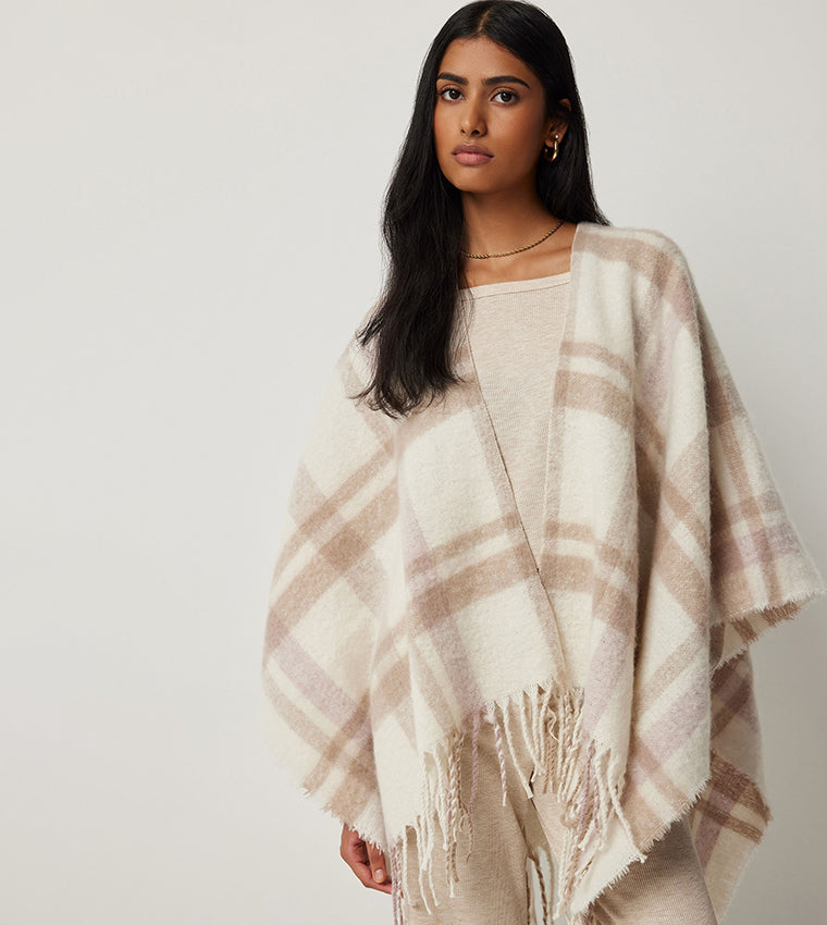 Plaid Bouclé Poncho