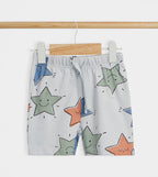 Printed Short Sleeves Shorty Pyjama Set