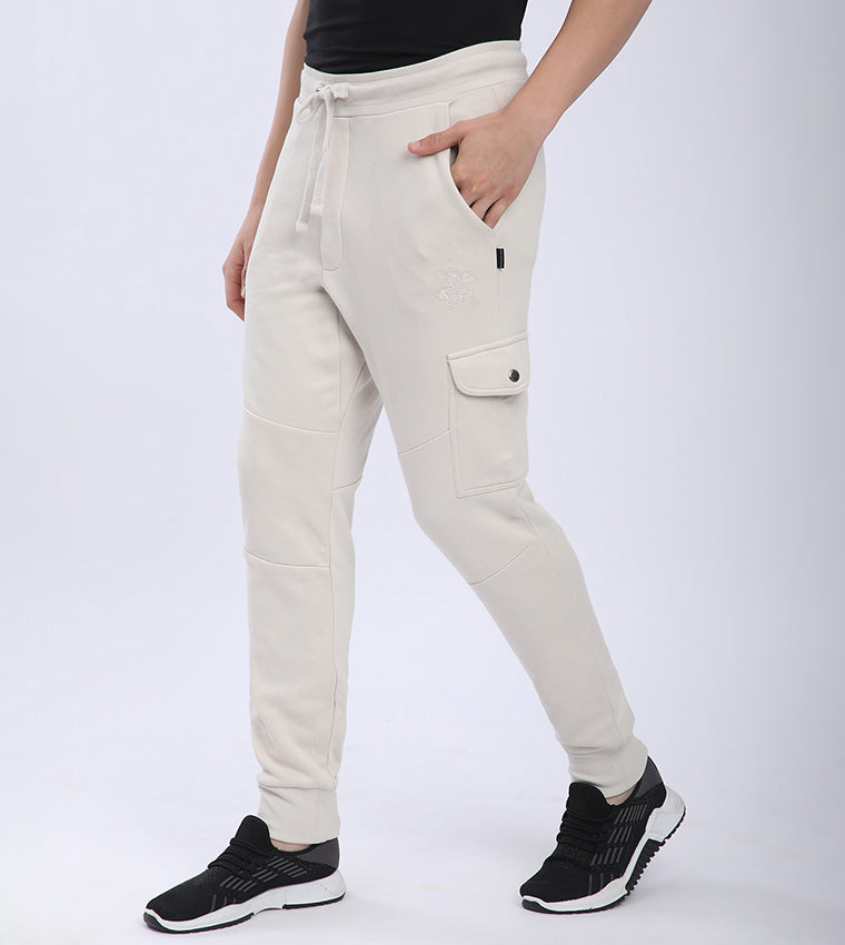 Drawstring Waist Cargo Joggers