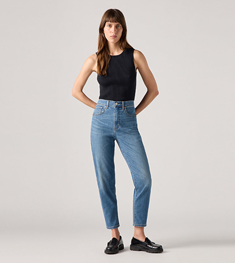 High-Rise Boyfriend Fit Jeans